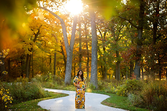 Chicago Fall MaternityPhotographer Alina Renert - Bijal-53 copy