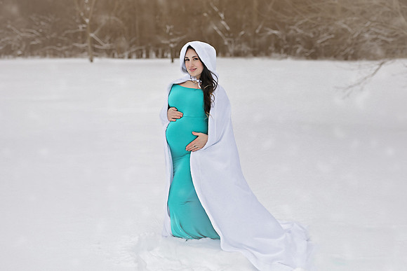 Chicago Hybrid Maternity Photographer Alina Renert - Gulnara-3-2(snow)