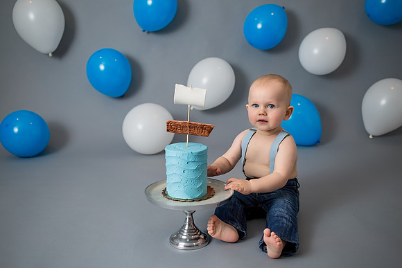 Chicago Studio Milestone Baby Photographer - George - Alina Renert Photography-94 copy
